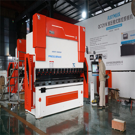 WC67K 125T/3200 4-osna hidravlična CNC stiskalnica za stroj za upogibanje kovinskega jekla