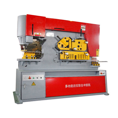 Izdelava CNC Ironworker stroja za prebijanje in striženje za prodajo na Kitajskem stroj za hidravlično stiskanje kovinskih izdelkov