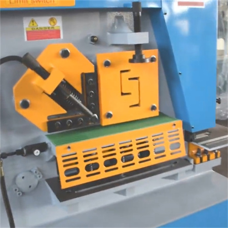 Večnamenski hidravlični železarski stroj za prebijanje in striženje serije Q35Y kotni stroj za rezanje kovin