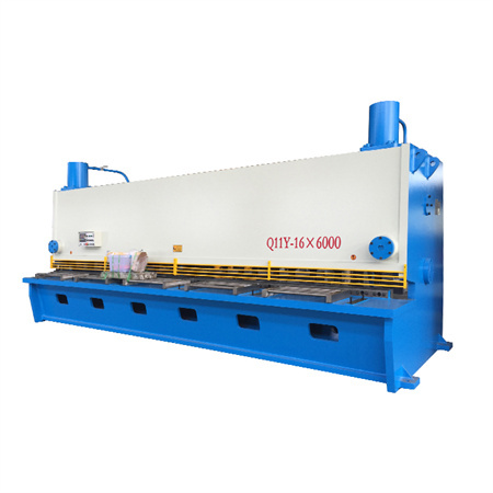 Mali rezalnik CNC hidravlični giljotinski strižni stroj za 6 mm, 1600 mm jekleno pločevino