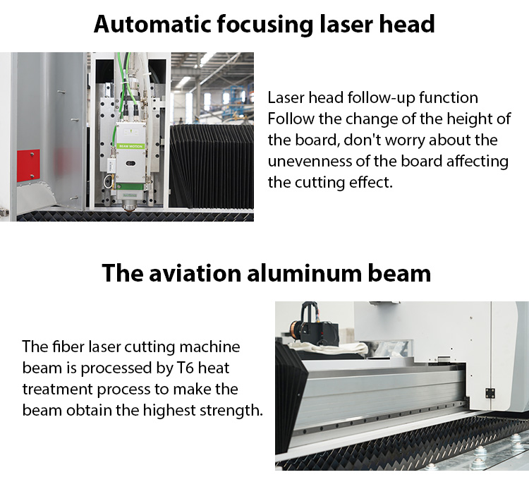 Cnc stroj za lasersko rezanje pločevine in cevi za cevne cevi z vlakni