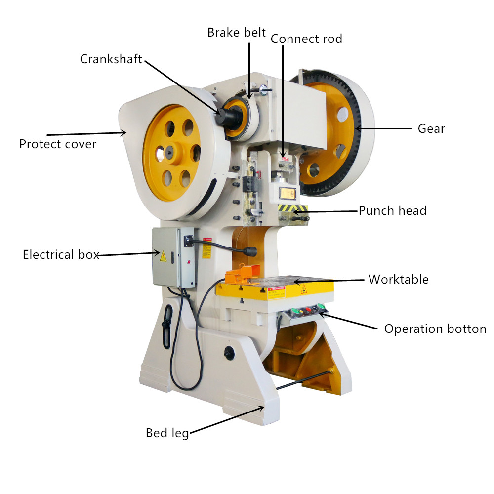Mehanski Cnc strižni stroj za prebijanje železa z enojno glavo z globokim grlom